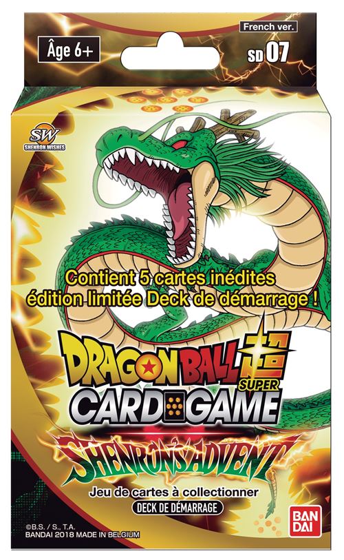 Jeu de cartes Bandai-Dragon Ball Z Super Starter 7