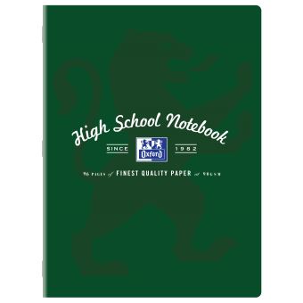 Cahier de 96 pages séyès Oxford High School 24 x 32 cm Modèle aléatoire