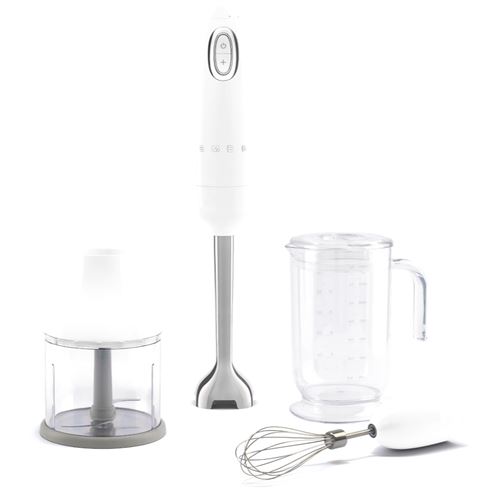 Pied Mixeur Smeg Années 50 Hbf03Wheu 700 W Blanc