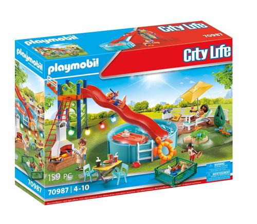 Playmobil 70987 City Life Espace détente piscine
