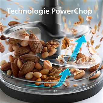 Philips Mini-Zerkleinerer Series 3000 HR1503/00 2L Silber