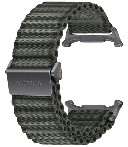Samsung et-Svl70 - Boucle pour Montre Intelligente - S/M/L Size - Olive - pour Galaxy Watch Ultra, Watch Ultra2