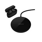 Ecouteurs intra-auriculaires sans fil Bluetooth Jabra Elite 5 avec réduction de bruit active hybride Noir Titane + Chargeur sans fil