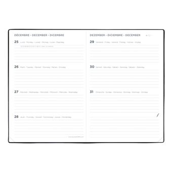 Agenda civil semainier Quo Vadis Nova Navy Jaune