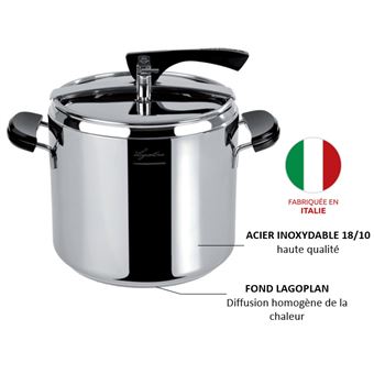 Autocuiseur Lagostina La Classica 12L Argent