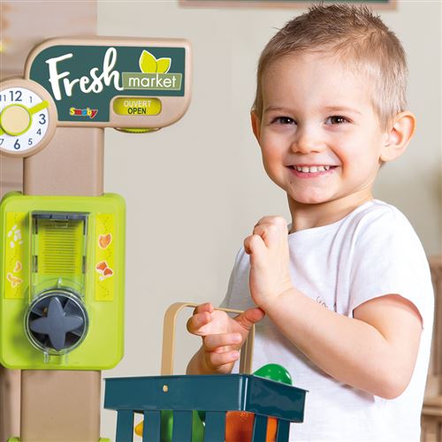 Smoby - Fresh Market - Marchande pour Enfant - Supermarché Bio