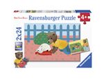 Puzzles 2 x 24 pièces Ravensburger Petit Ours Brun à la maison