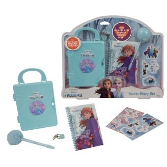 Coffret journal intime cadenas et accessoires Disney Frozen La Reine des Neiges 2