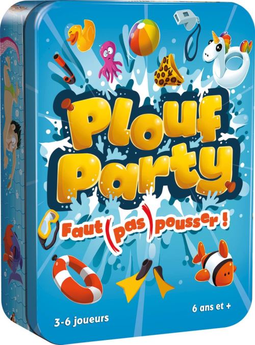 Jeu D'Ambiance Asmodee Plouf Party CGPLOUF01 – Piscine 3D, 3 à 6 Joueurs - vue 3