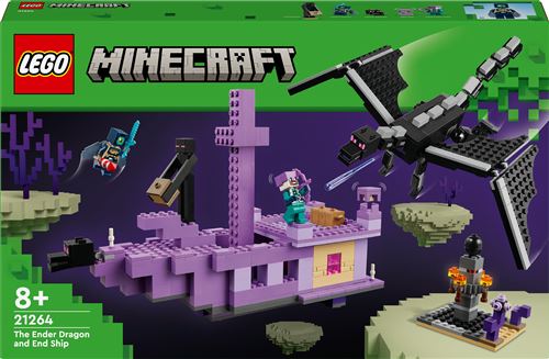 LEGO® Minecraft® 21264 Le dragon et le navire de l’Ender État correct - LEGO Minecraft reconditionné disponible sur Fnac