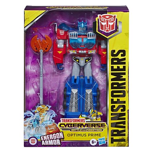 Figurine Transformers Bumblebee Cyberverse Adventures Optimus Prime Classe Ultime