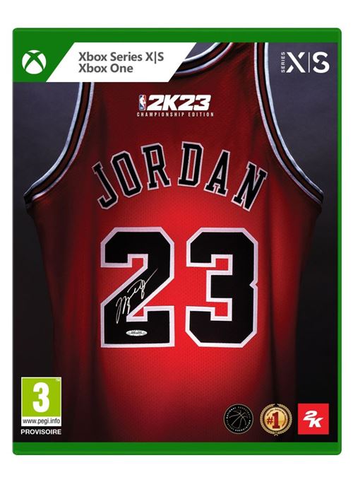 Pochette avant du jeu NBA 2K23 Edition Championnat Xbox Series X