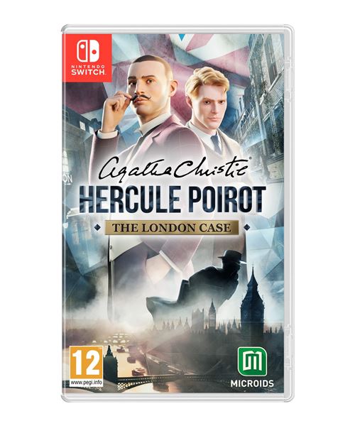 Pochette avant du jeu Agatha Christie Hercule Poirot : The London Case Nintendo Switch