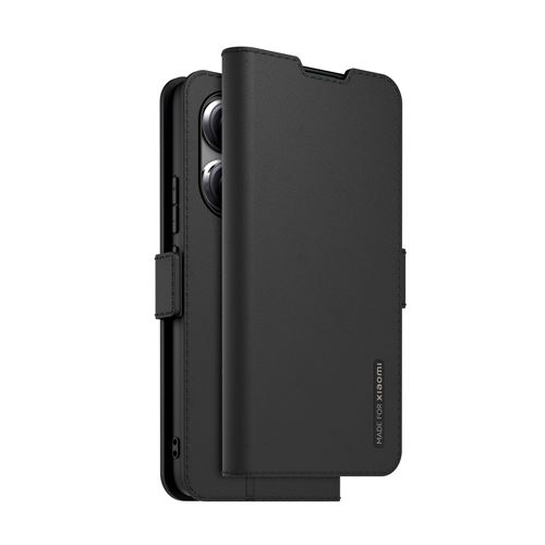 Etui Folio Premium Avec Stand Vidéo + Dragonne Amovible Made For Xiaomi Pour Xiaomi Redmi Note 13 Pro+ 5G Noir