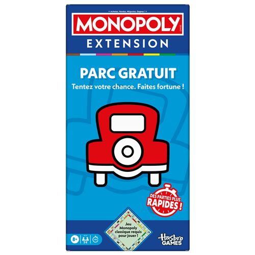 Extension Parc Gratuit Monopoly Hasbro – Pour 2 à 6 Joueurs, 40 Minutes - vue 3