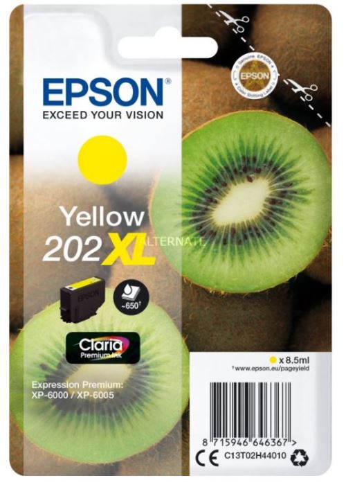 Cartouche d'encre Epson Kiwi 202 Jaune XL