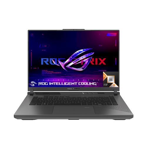 PC portable gaming Asus ROG Strix G16 G614PR 16" WUXGA 165 Hz AMD Ryzen™ 9 32 Go RAM 1 To SSD Nvidia GeForce RTX 5070 Ti Gris - Asus