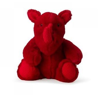 Animal en peluche Wwf Rira Rhino 29 cm Rouge