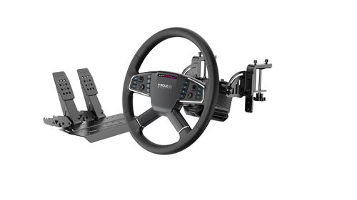 Moza Noir Pack Volant Gaming Et Pédalier R5 Pro Truck Driving Simulator Pour Pc - Image 3