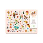 Jeu créatif Djeco Gommettes en volume La fête