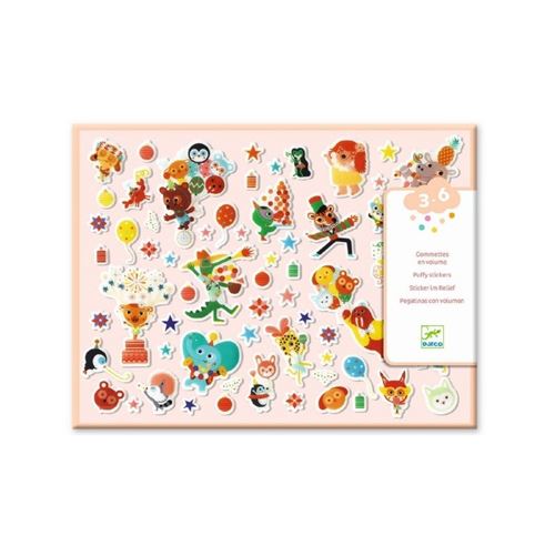 Djeco Volume stickers Feest
