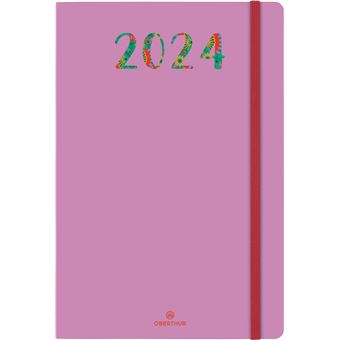 Agenda civil semainier Oberthur 2024 15 FSC Merida Violet