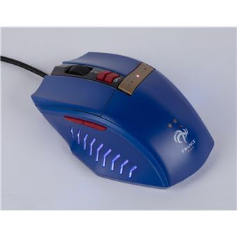 Souris Gaming filaire Konix Edition FFF Bleu