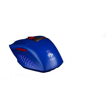 Souris Gaming filaire Konix Edition FFF Bleu