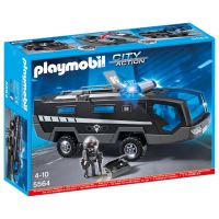 5187 - Playmobil City Action - Fourgon et vedette de police Playmobil :  King Jouet, Playmobil Playmobil - Jeux d'imitation & Mondes imaginaires