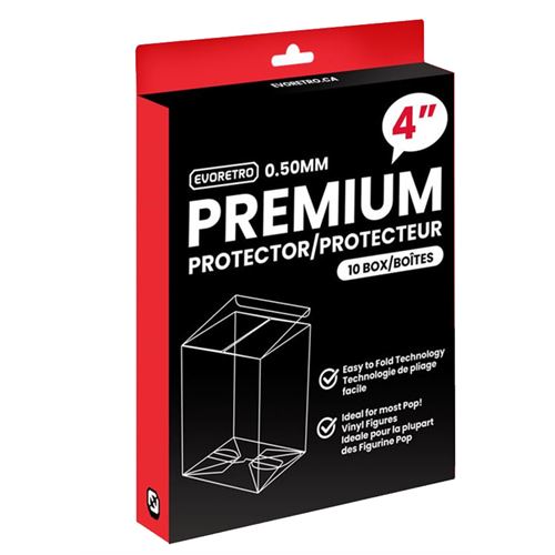 Pack 10 pièces Etuis de protection Premium Evoretro Pour Funko Pop 0,50 mm
