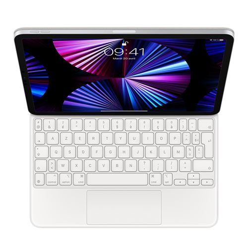 Magic Keyboard Apple pour iPad Pro 11 Blanc QWERTZ
