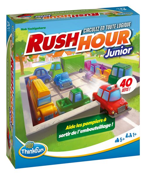 Jeu de Société Ravensburger Rush Hour Junior 00076604 – 40 Défis, 4 Niveaux - vue 5