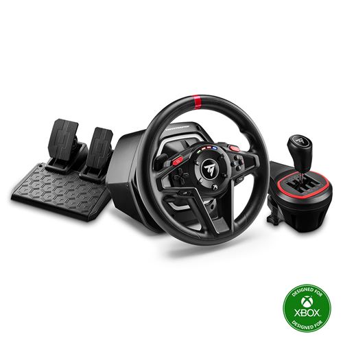 Volant gaming Thrustmaster T128 pour Xbox Series XS Xbox One et PC Noir et Rouge