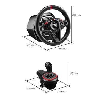 Thrustmaster T128 Shifter Pack, Volant T128 & TH8S Shifter Add-On, Compatible Xbox et PC