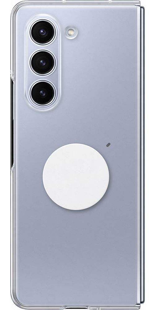 Coque avec support amovible pour Samsung Z Fold 5 Transparent