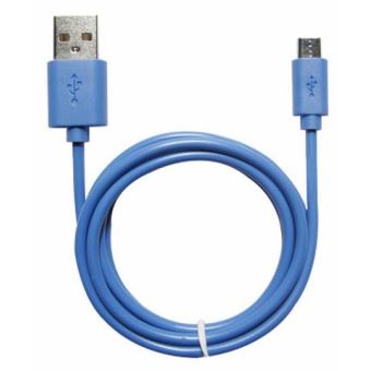 Câble Temium Micro-USB 1m Bleu