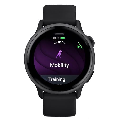 Montre connectée Garmin Vívoactive® 6 42 mm Noir avec bracelet Noir