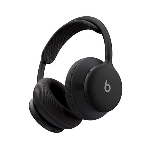 Casque Supra-Auriculaire Sans Fil Beats 360 avec Réduction De Bruit Active Noir avec Coussinets En Maille Technique