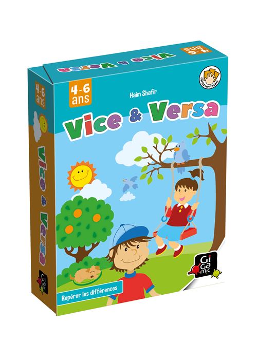 Jeu de cartes Gigamic Vice et Versa