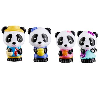 Pack de 4 personnages Klorofil Famille Panda