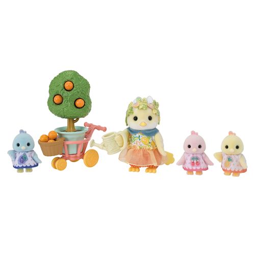 Citrus Bird Family Playset Figurines familiales oiseaux 5 pièces - vue 7