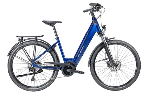 Elektrische fiets Peugeot EC01-D10 Crossover Maat 52 Blauw