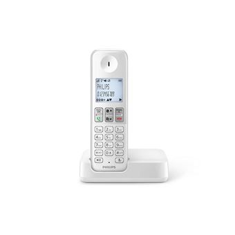 Téléphone fixe sans fil Philips Design Linea M4501 Noir - Téléphone sans fil