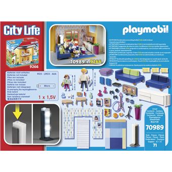 Playmobil City Life 70989 Salon aménagé