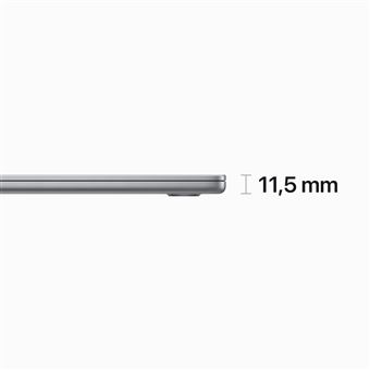 Apple MacBook Air 15.3'' 256 Go SSD 8 Go RAM Puce M2 CPU 8 coeurs GPU 10 coeurs Gris sidéral Nouveau