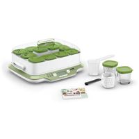 Seb Joghurtbereiter – 12 Töpfe – Multi Delices Express und Vegetal YG661310 Grün