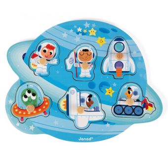 Puzzle Janod Happy Space 6 pièces