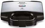 Appareil à croque-monsieur Tefal SM157236 Ultracompact 700 W Noir et Gris