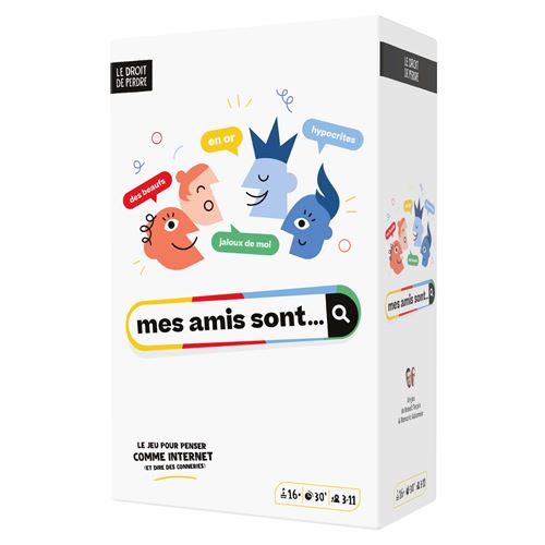 Jeu D’ambiance Le Droit De Perdre Mes Amis Sont…
