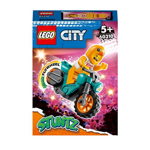 LEGO 60310 KIP STUNTMOTOR LA MOTO DE CASCADE DU POULET